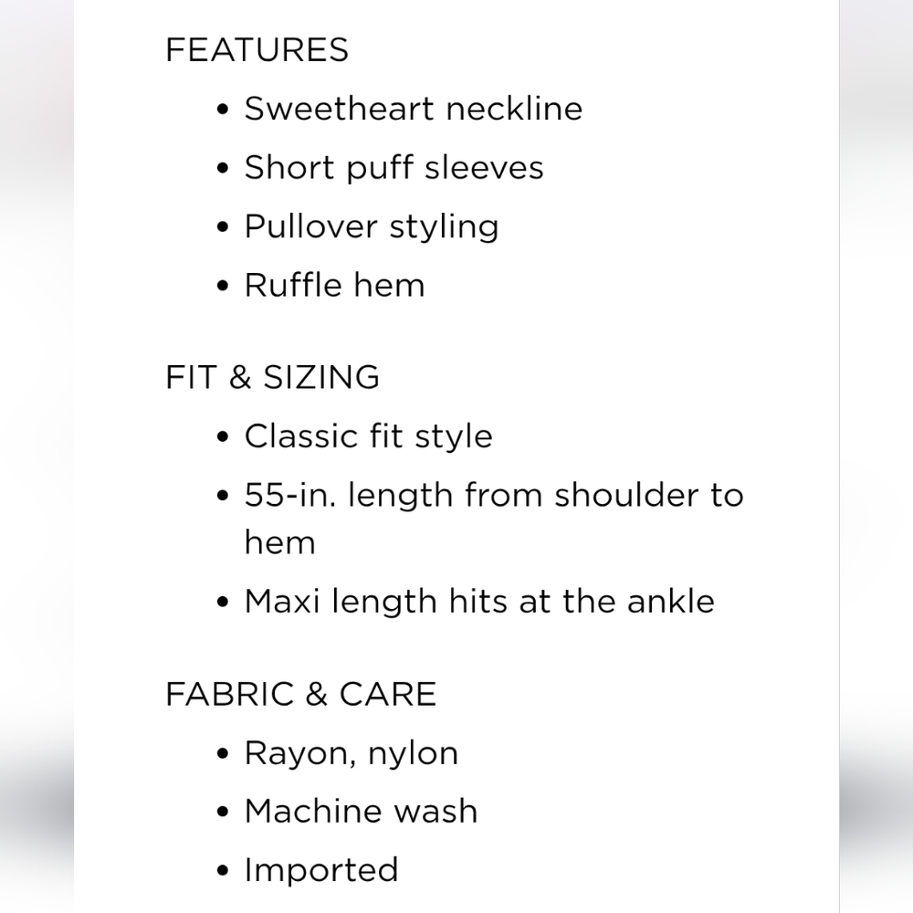 Nine West Babydoll Maxi Dress - Picture 12 of 14